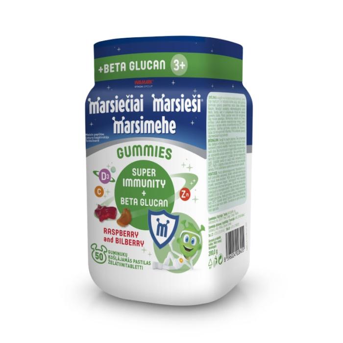 MARSIEŠI Gummies Super Immunity košļājamās pastilas N50