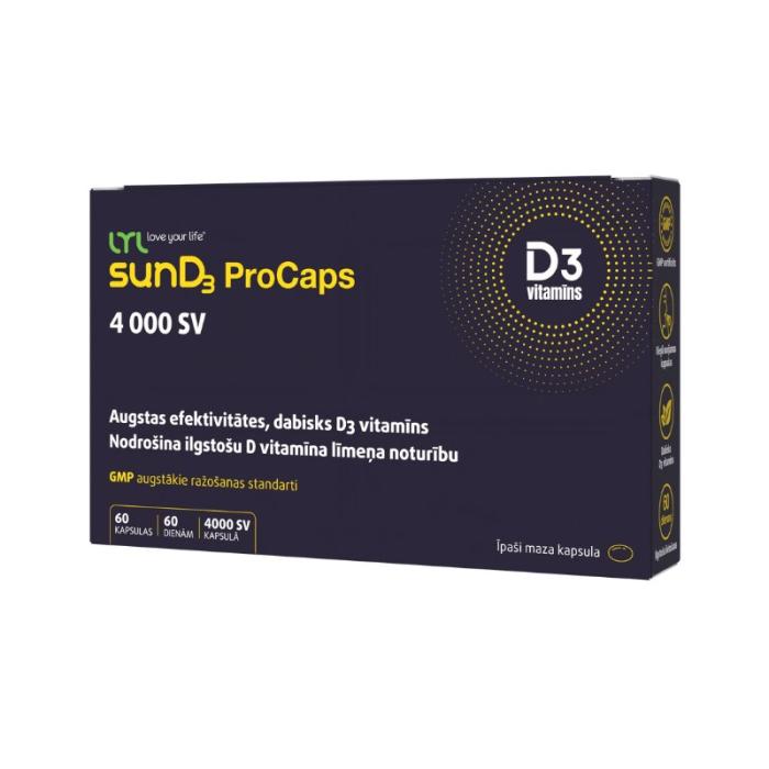 LYL sunD3 ProCaps 4000 SV, kapsulas, N60