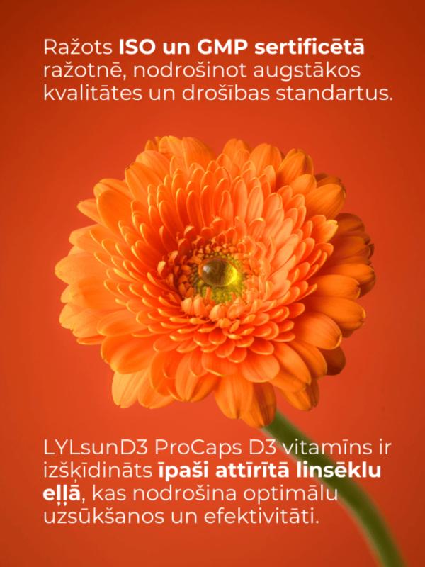 LYL sunD3 ProCaps 4000 SV, kapsulas, N60