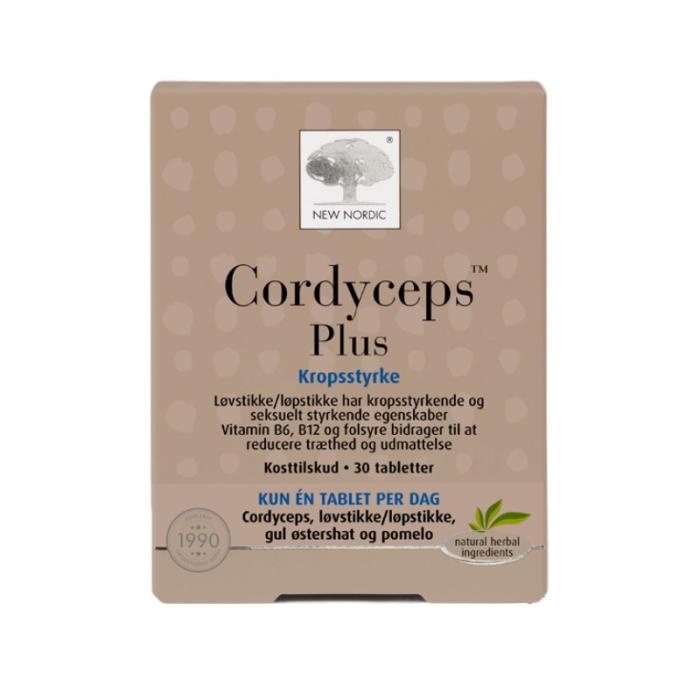 NEW NORDIC Cordyceps Plus tabletes N30