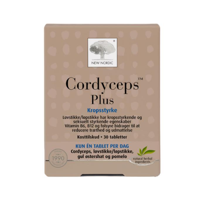 NEW NORDIC Cordyceps Plus tabletes N30