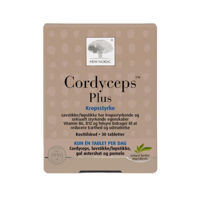 NEW NORDIC Cordyceps Plus tabletes N30