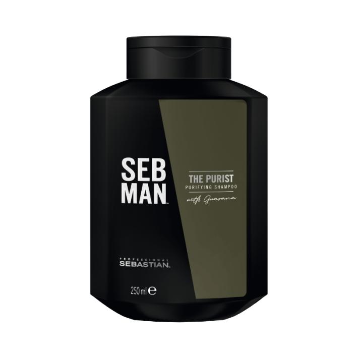 SEBASTIAN PROFESSIONAL Seb Man The Purist attīrošs pretblaugznu šampūns 250ml