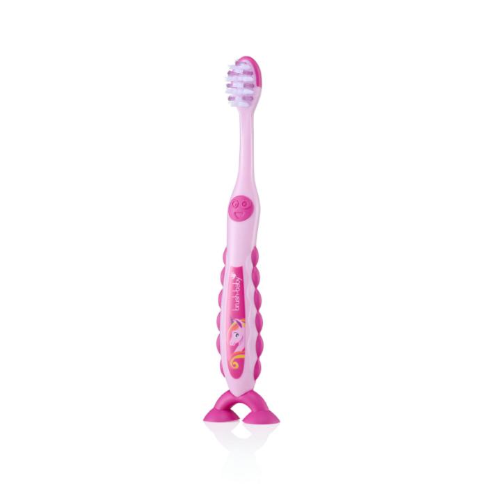 BRUSH-BABY Flossbrush Unicorns zobu birste 3-6g. N2