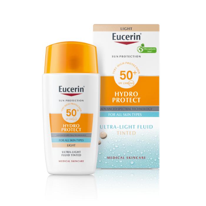 EUCERIN Sun SPF50+ tonējošs sejas aizsargfluīds 50ml