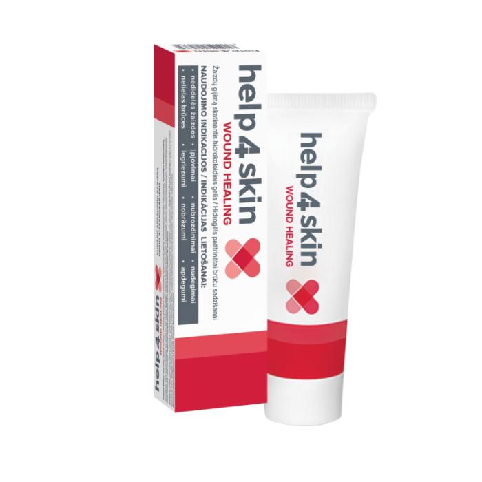 HELP4SKIN Wound Healing brūču gels 50g