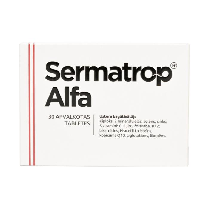 SERMATROP Alfa tabletes N30