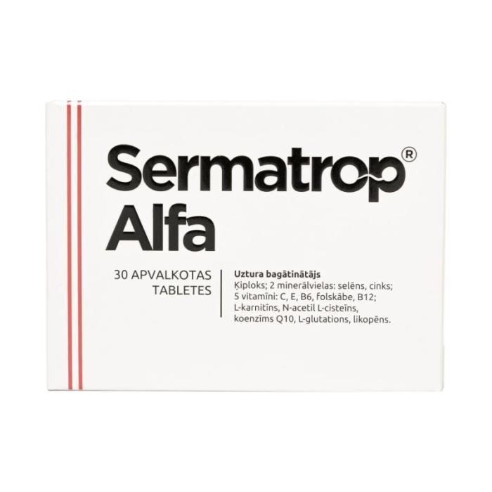 SERMATROP Alfa tabletes N30
