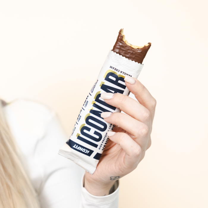 ICONFIT Iconbar vaniļas krēma proteīna batoniņš 45 g