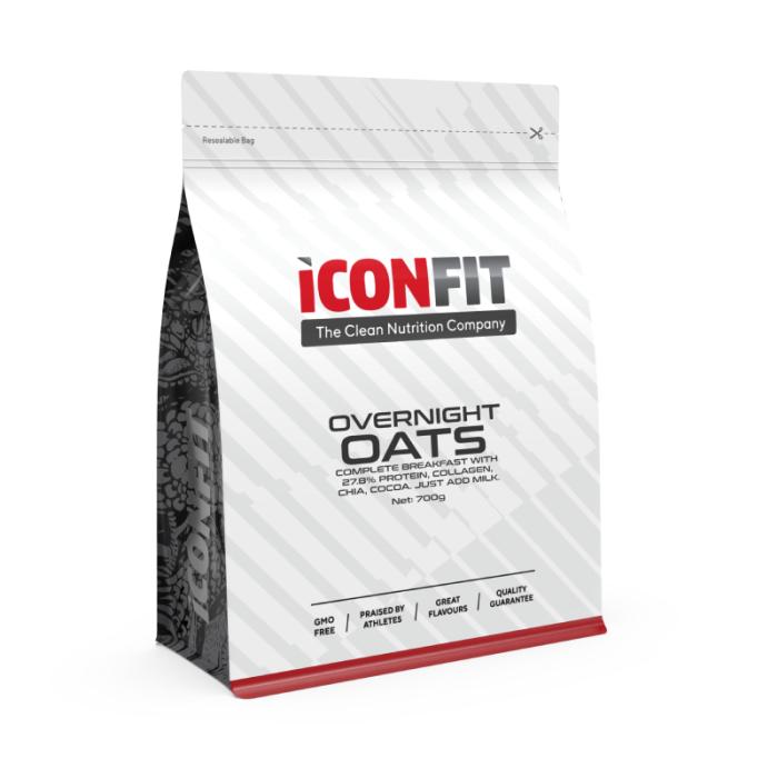 ICONFIT Overnight Oats ar aveņu-kokosriekstu garšu 1 kg