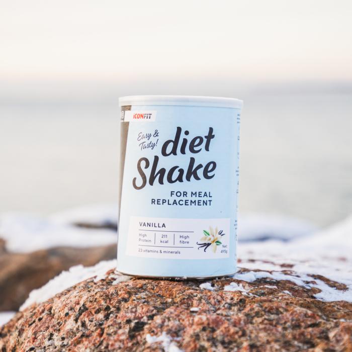 ICONFIT Diet Shake ar vaniļas garšu, pulveris 495 g