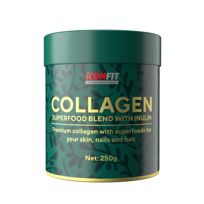 ICONFIT Collagen Superfood ar aveņu-upeņu garšu 250 g