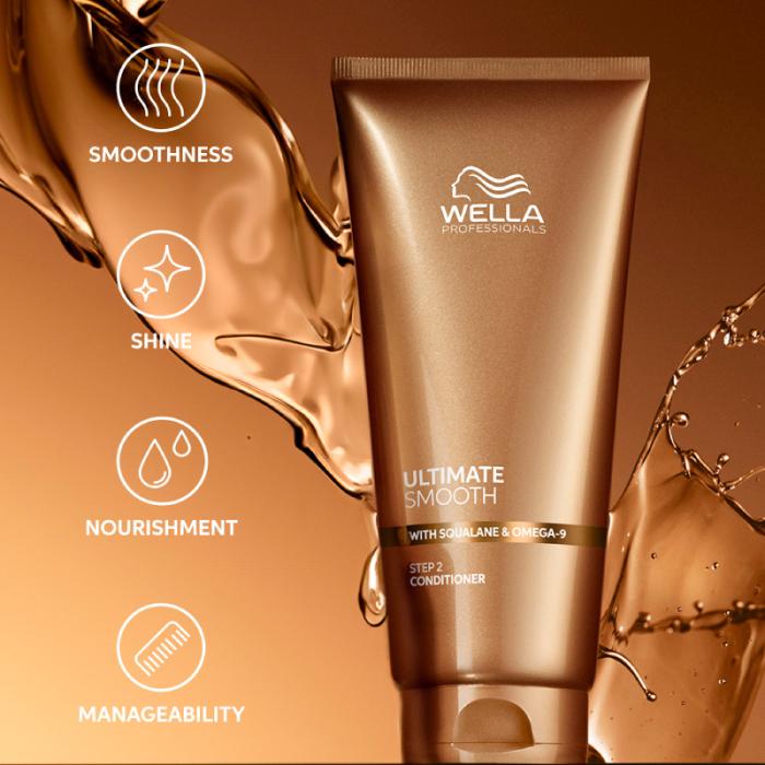 Wella Professionals Ultimate Smooth barojošs un nogludinošs kondicionieris 200ml