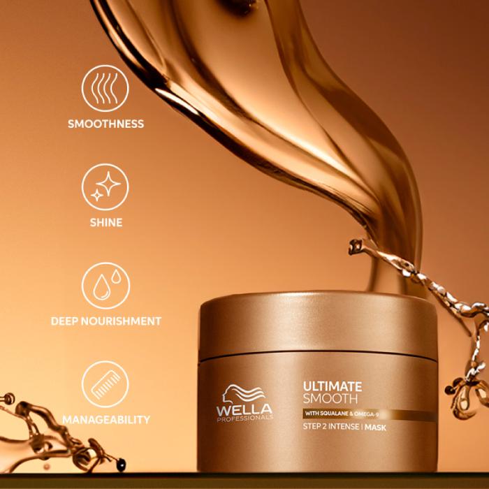 Wella Professionals Ultimate Smooth barojoša un nogludinoša maska 150ml
