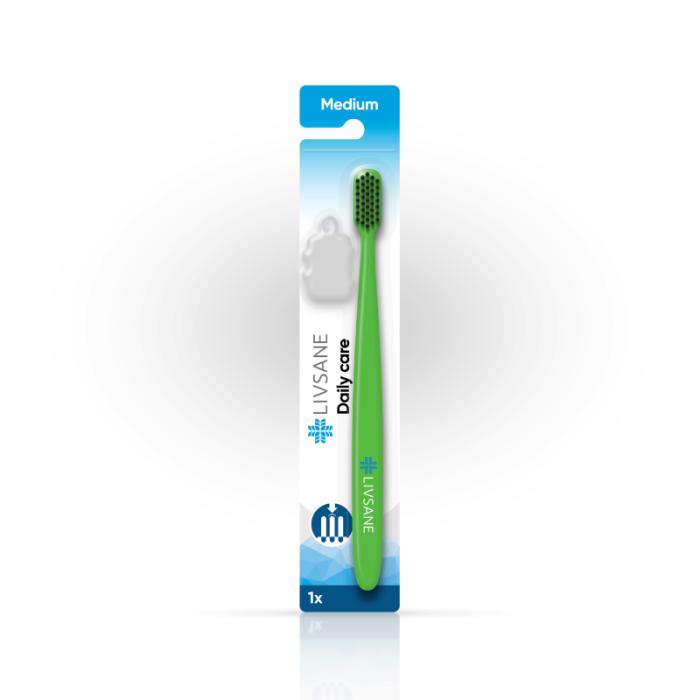 LIVSANE Daily care zobu birste Medium N1