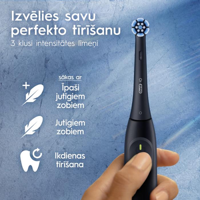 ORAL B iO2 elektriskā zobu birste, Night Black