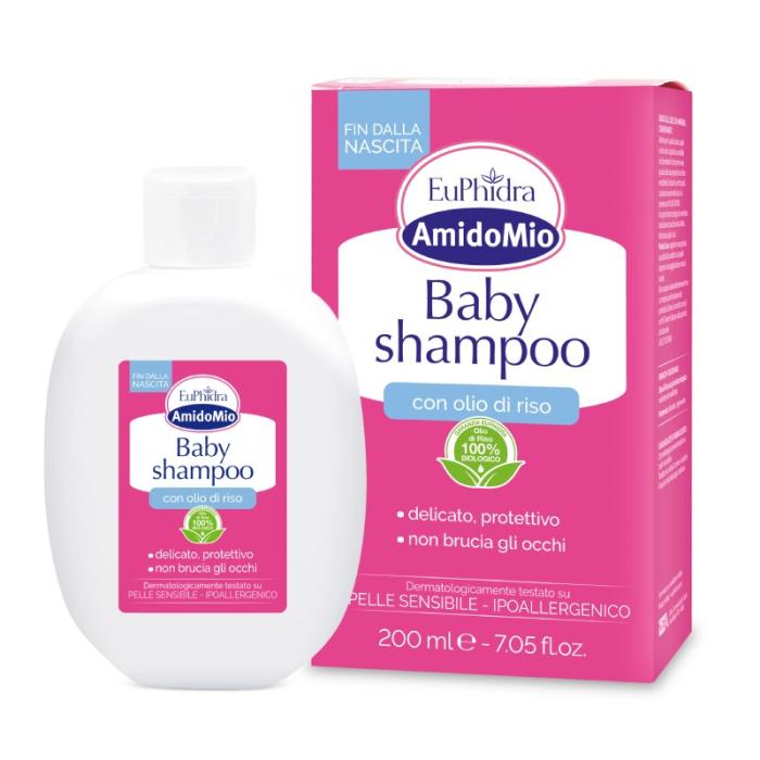 AMIDOMIO Baby šampūns zīdaiņiem 200 ml