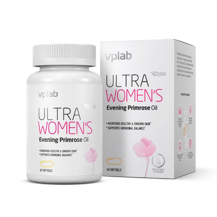 VPLAB Ultra Womens Naktssveces eļļa mīkstās kapsulas N60