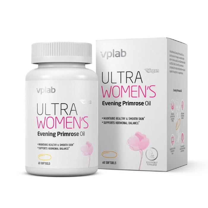 VPLAB Ultra Womens Naktssveces eļļa mīkstās kapsulas N60