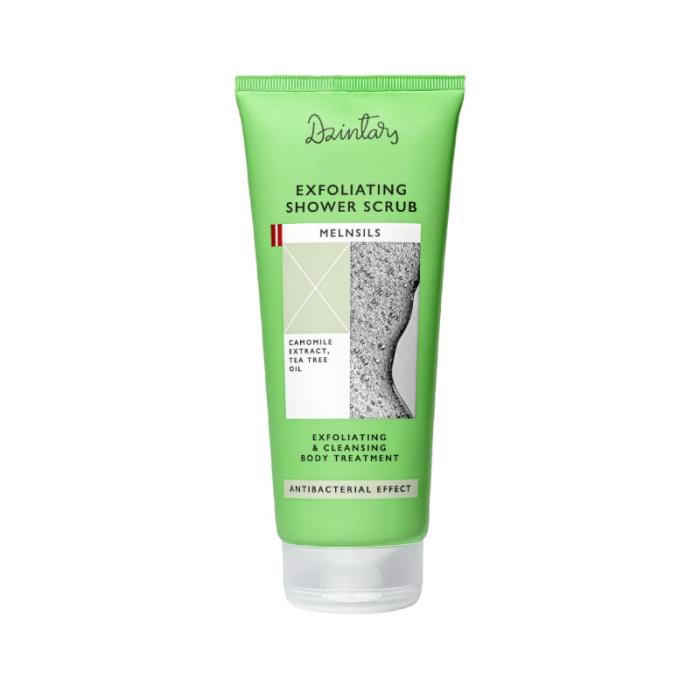 DZINTARS Melnsils attīrošs dušas skrubis 200ml
