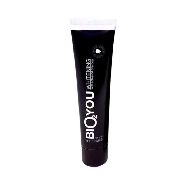 BIO2YOU Dabīga balinoša zobu pasta ar aktivētu ogli 100ml