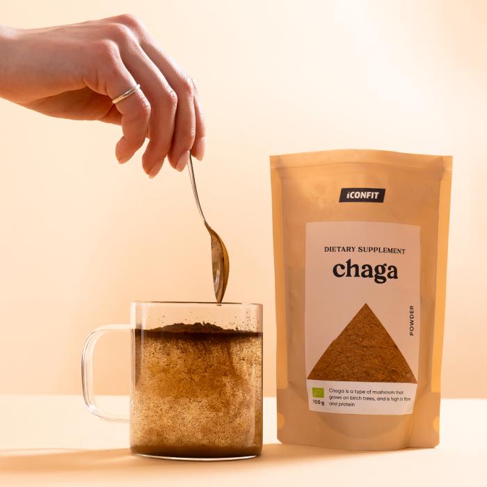 ICONFIT Organiskais Čagas pulveris 100g