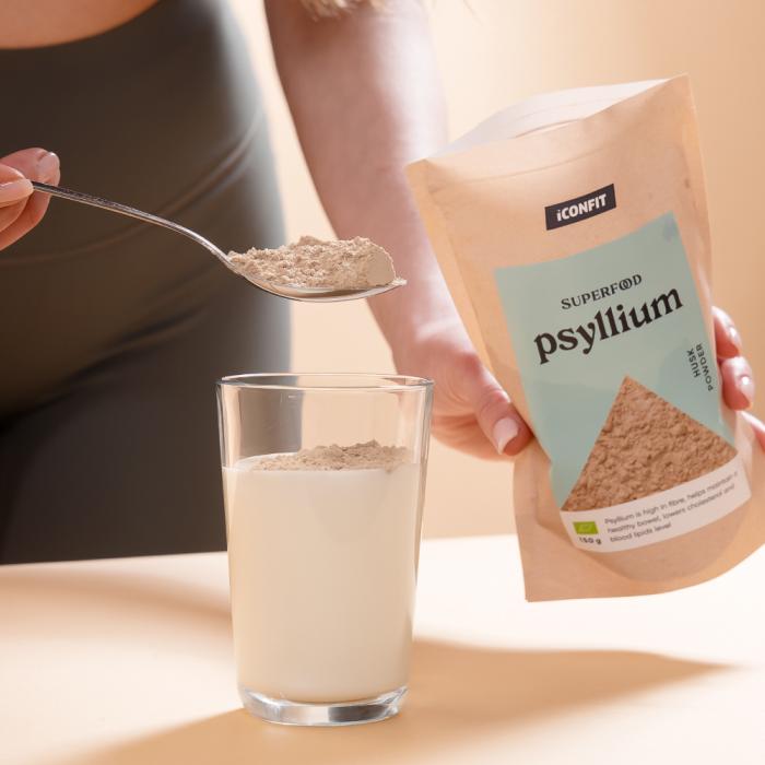 ICONFIT Organiskais Psyllium Husk pulveris 150g