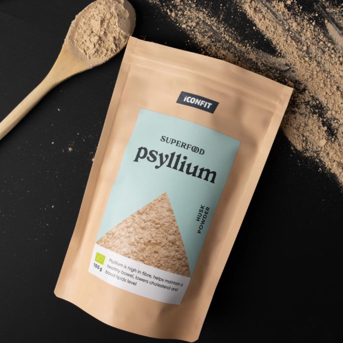 ICONFIT Organiskais Psyllium Husk pulveris 150g