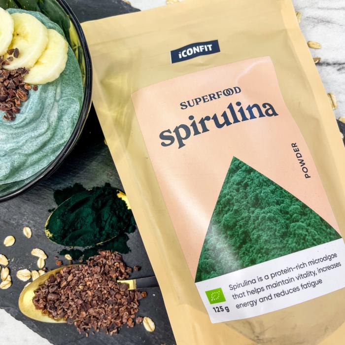 ICONFIT Organiskais Spirulīna pulveris 125g