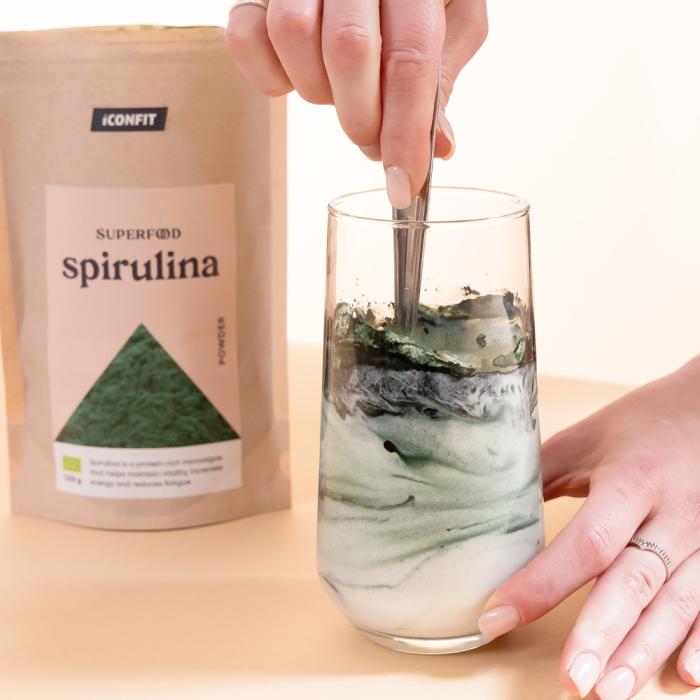 ICONFIT Organiskais Spirulīna pulveris 125g