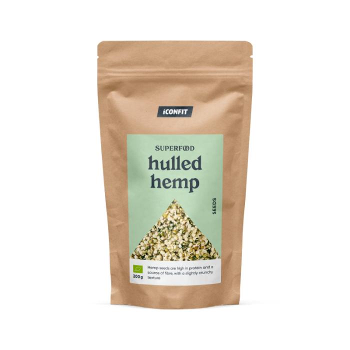 ICONFIT Organiskās kaņepju sēklas 200g