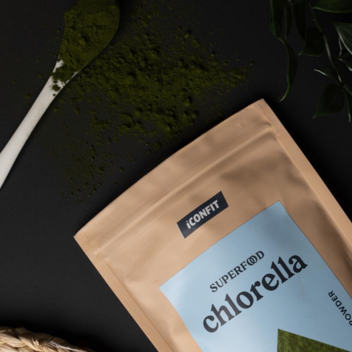 ICONFIT Organiskās hlorellas pulveris 125g