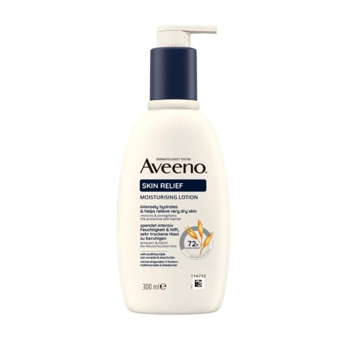 AVEENO Skin Relief mitrinošs losjons bez smaržas 300ml
