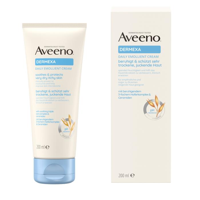 AVEENO Dermexa emolientu krēms ikdienai bez smaržas 200ml
