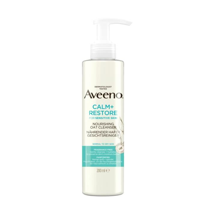 AVEENO Calm+Restore barojošs ādas attīrītājs ar auzām 200ml