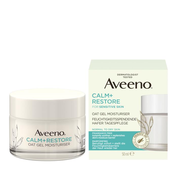 AVEENO Calm+Restore mitrinošs gels ar auzām 50ml