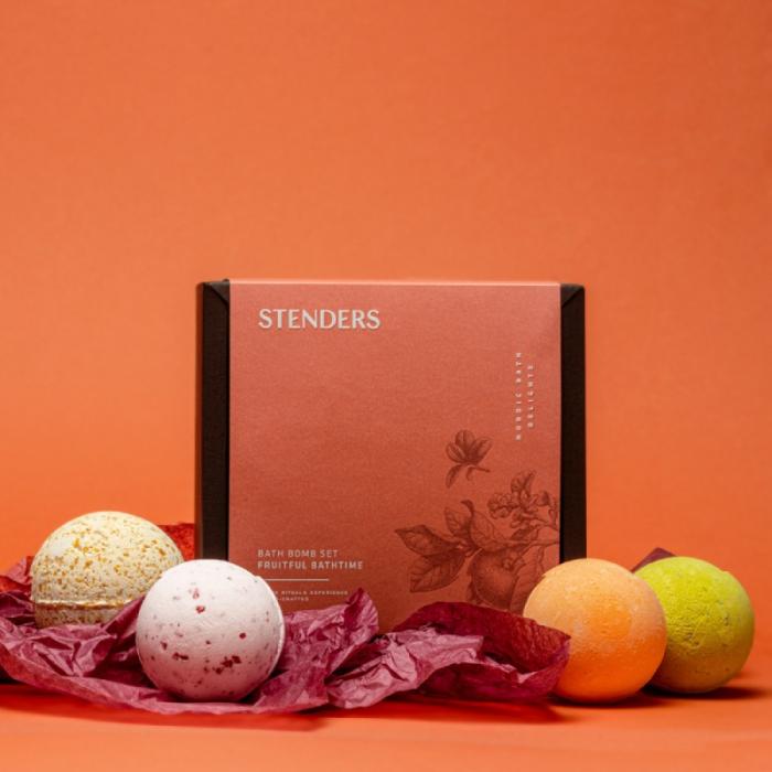 STENDERS Augļu pilna vanna vannas bumbu komplekts