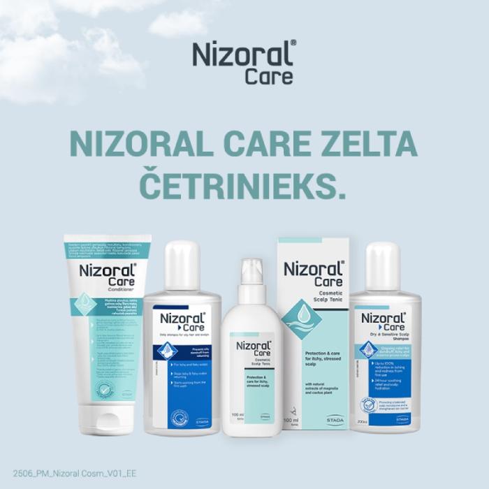 NIZORAL Care Dry&Sensitive Scalp šampūns sausai un jutīgai galvas ādai 200 ml