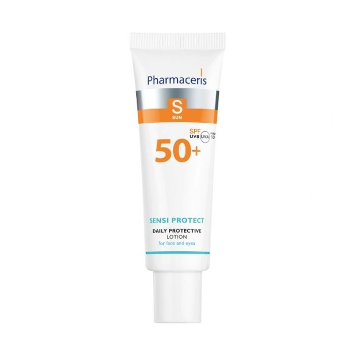 PHARMACERIS S Sensi Protect SPF50+ aizsargājošs losjons sejai un acu zonai 50ml