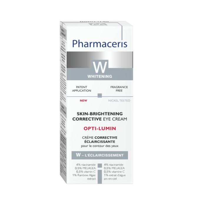 PHARMACERIS W Opti-Lumin ādu balinošs koriģējošs acu krēms 15ml