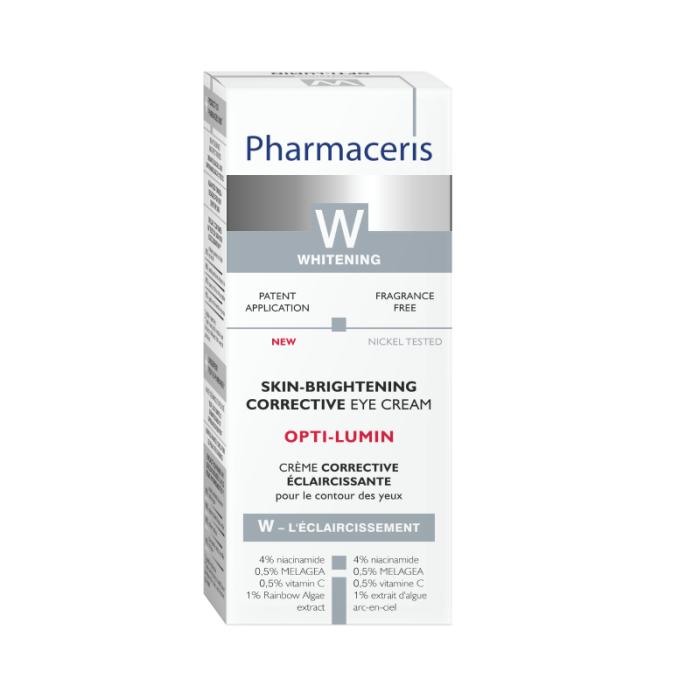 PHARMACERIS W Opti-Lumin ādu balinošs koriģējošs acu krēms 15ml