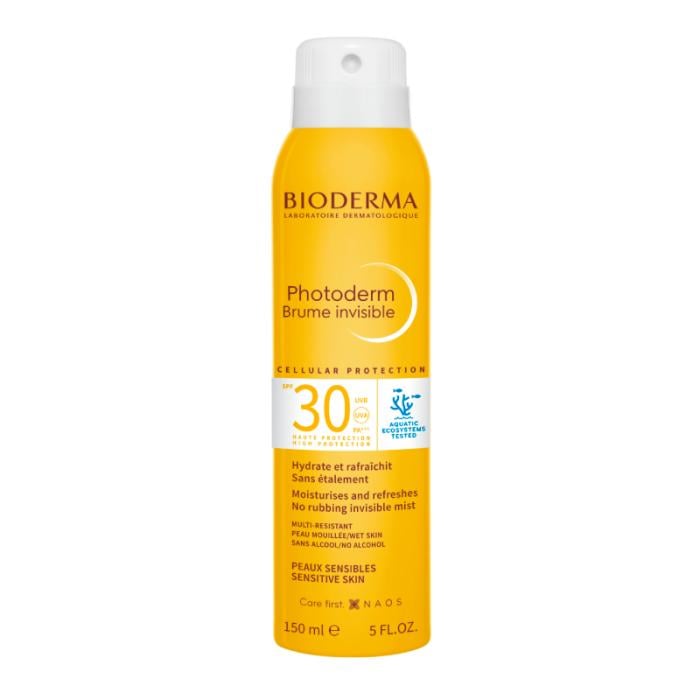 BIODERMA Photoderm Brume Invisible SPF30 saules aizsargsprejs 150ml