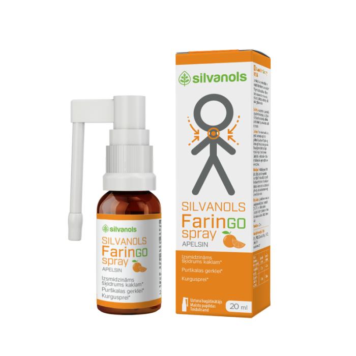 FARINGOSPRAY Apelsin aerosols 20ml