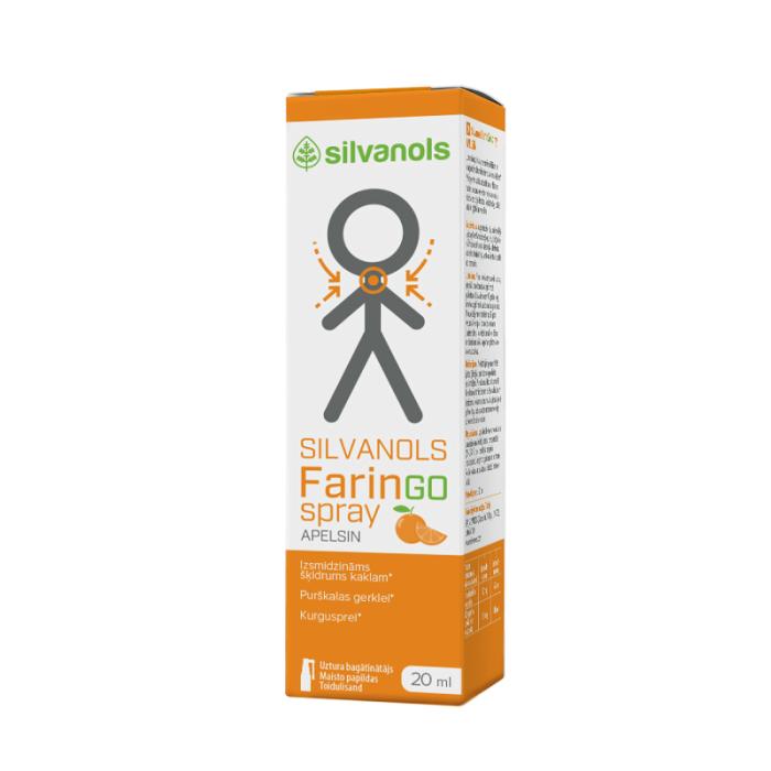 FARINGOSPRAY Apelsin aerosols 20ml