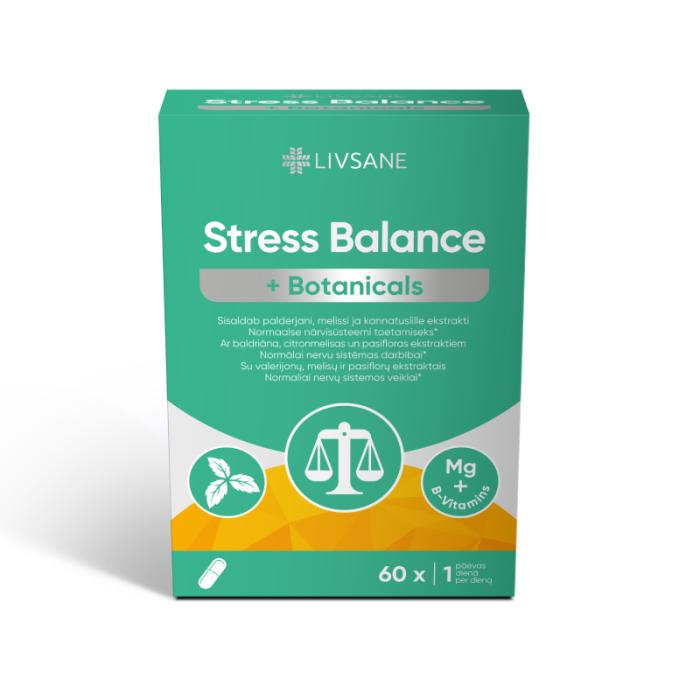LIVSANE Stress Balance + Botanicals kapsulas  N60