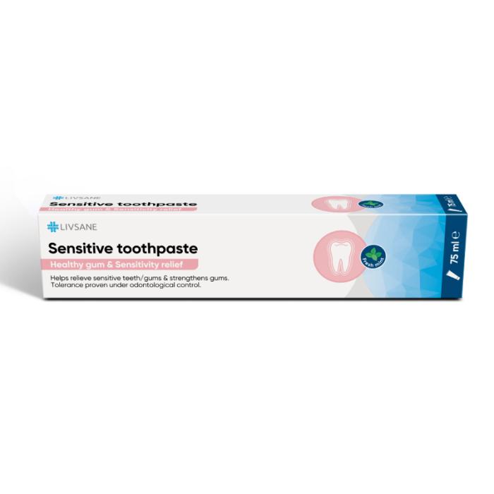 LIVSANE Sensitive zobu pasta 75ml