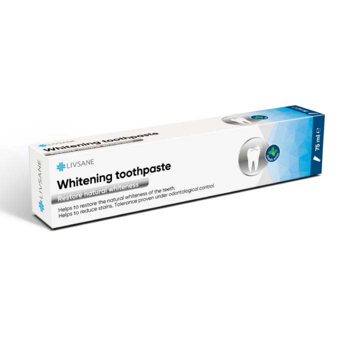 LIVSANE Whitening zobu pasta 75ml