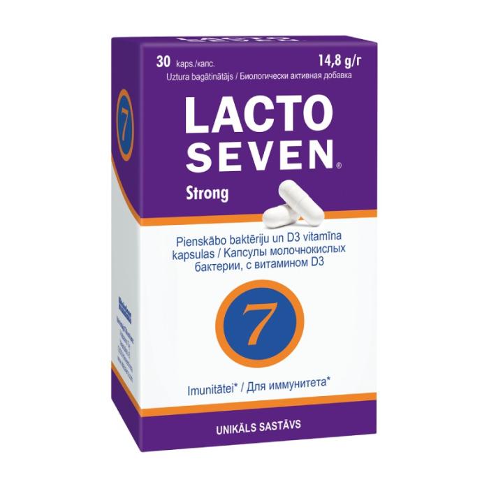LACTOSEVEN Strong kapsulas N30
