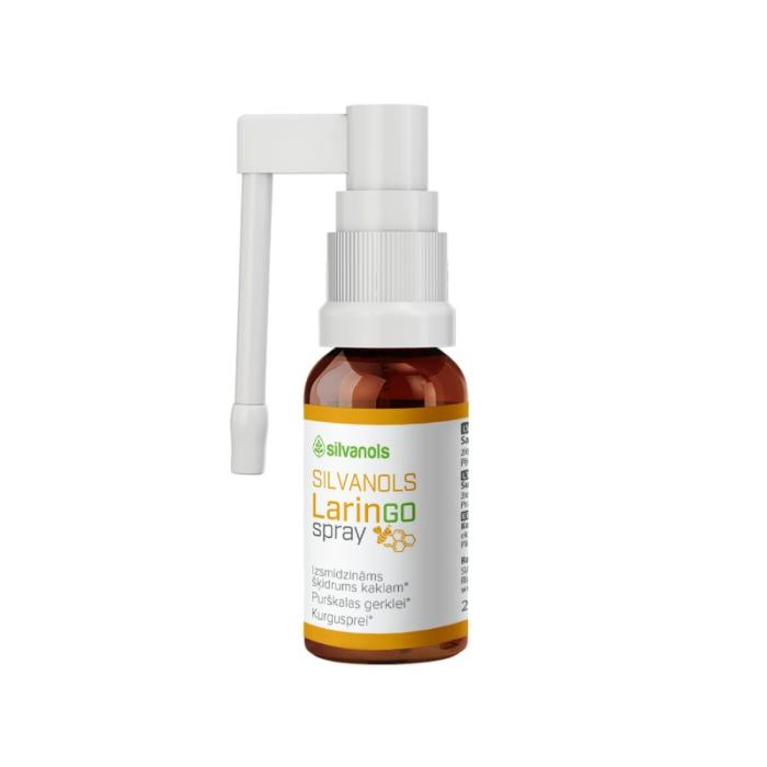 SILVANOLS Laringospray aerosols 20ml