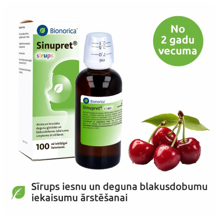 SINUPRET 60mg/ml sīrups 100ml
